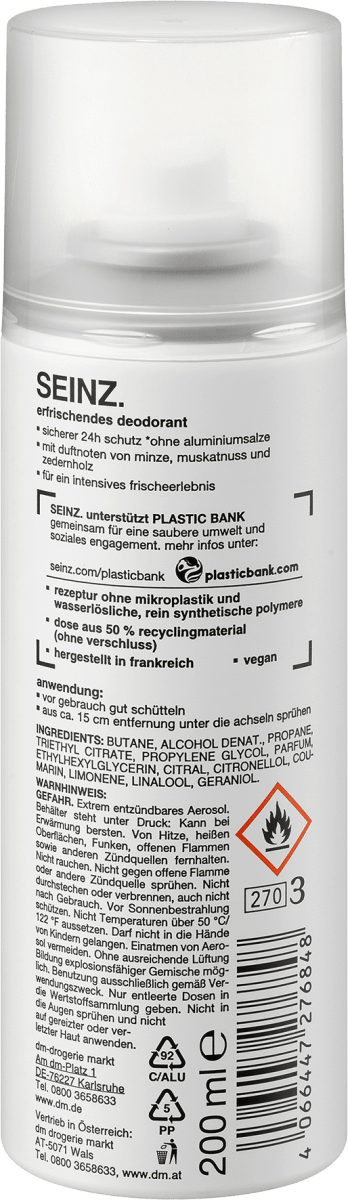 Deospray erfrischend, 200 ml