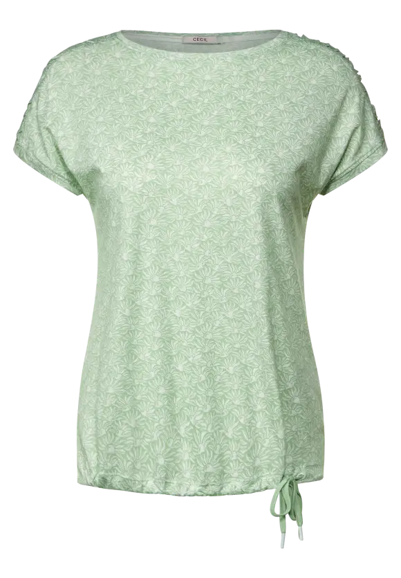 CECIL T-Shirt mit Smock Schultern