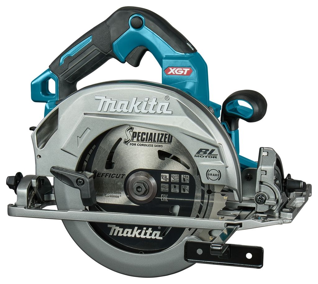 Serra circular sem fio Makita HS004GZ01 de 190 mm e 40 V (sem baterias e carregador).