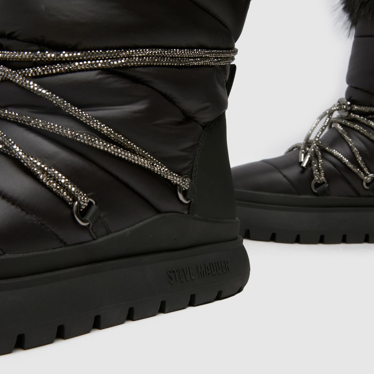 Steve Madden – Svarta Ice Storm-stövlar