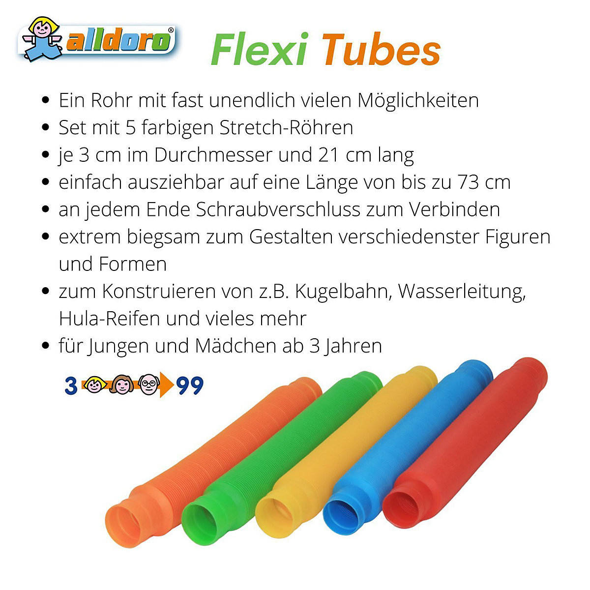 Flexi Tubes 3cm