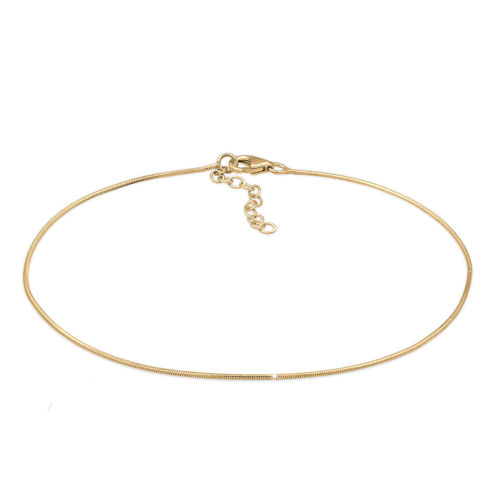 Elli Elli Bracelet de Cheville Minimale Trend Bracelet de Cheville Femme - Argent (925 Bijoux