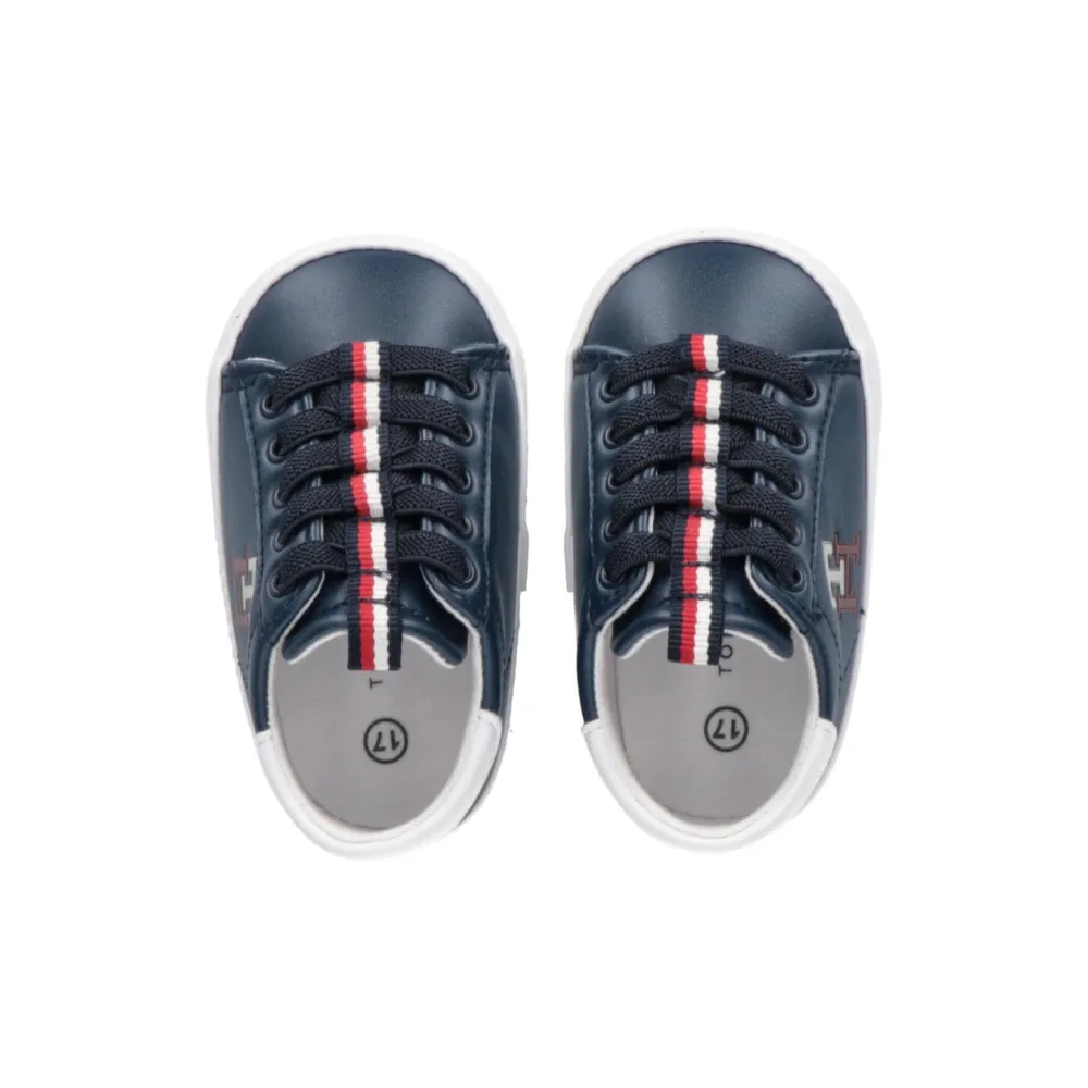 Tommy Hilfiger Krabbelschuh T0B4-32447-1433-007 / blau