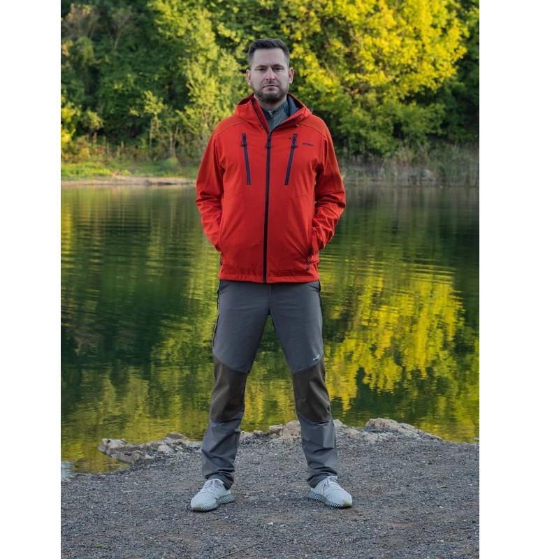 Husky Klass M W22 schwarze Softshell-Wanderhose