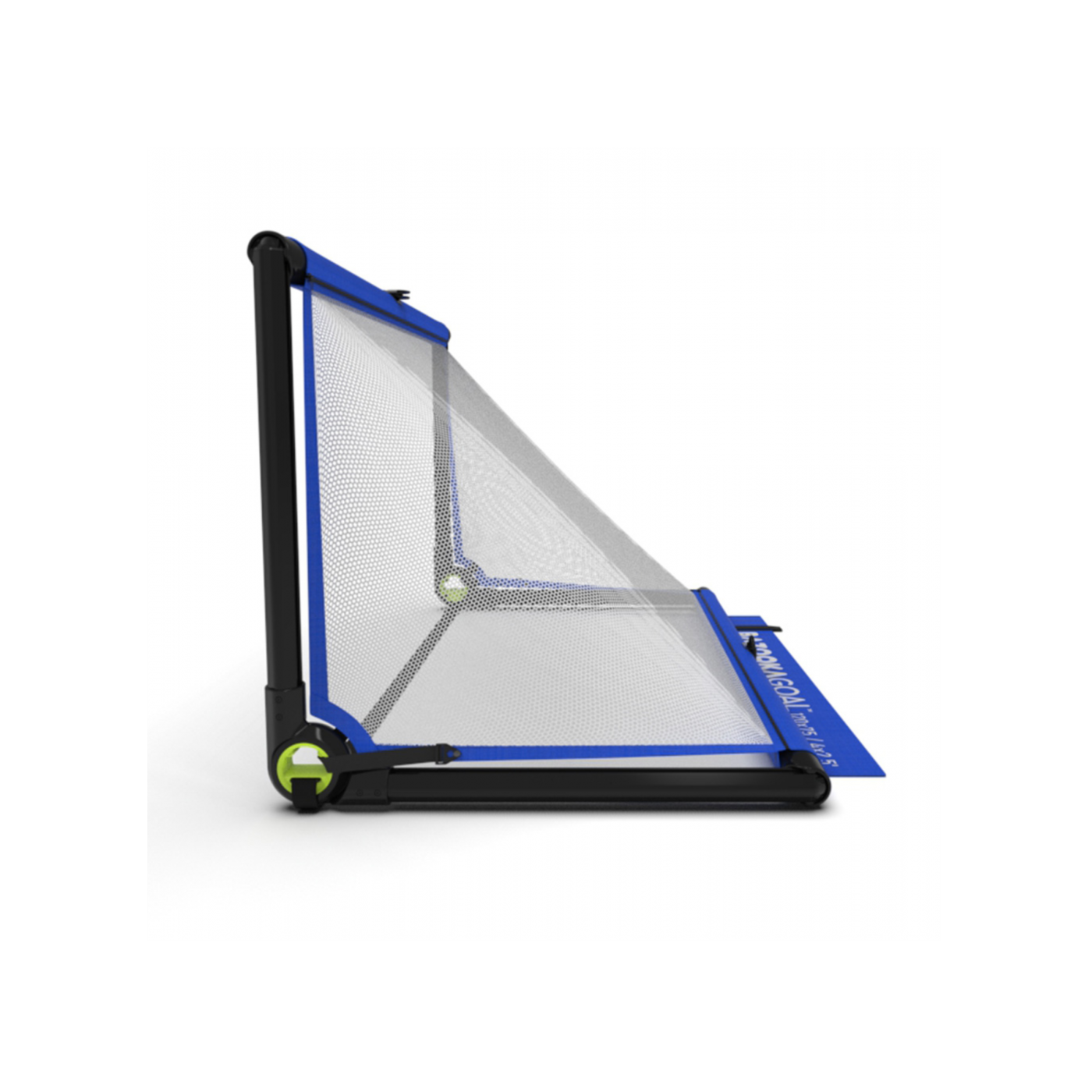Bazookagoal Teleskoptor | 120x75 cm Blau Weiss | Funino Fußball Minitor