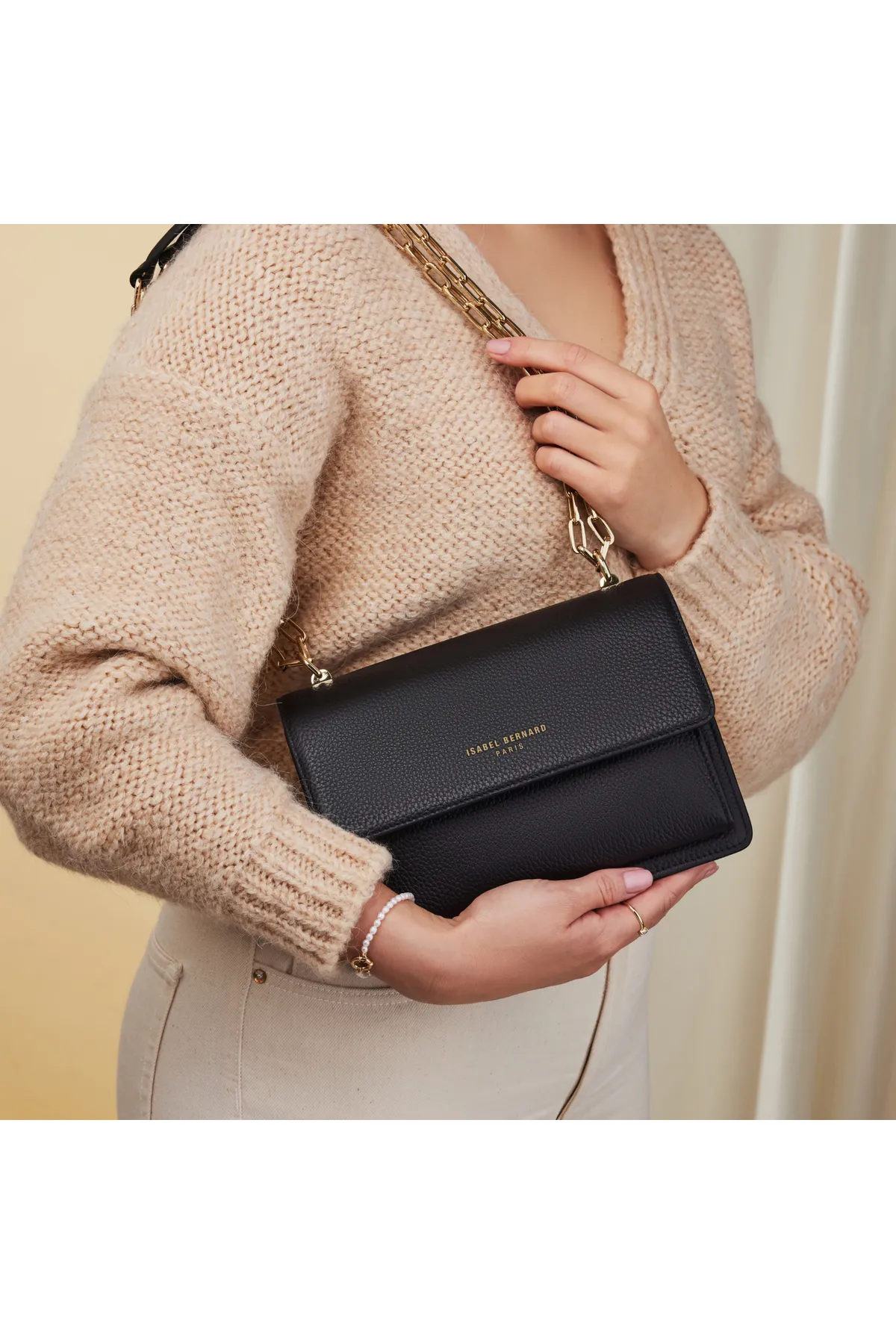 Isabel Bernard  Isabel Bernard Femme Forte Schultertasche,Umhängetasche schwarz