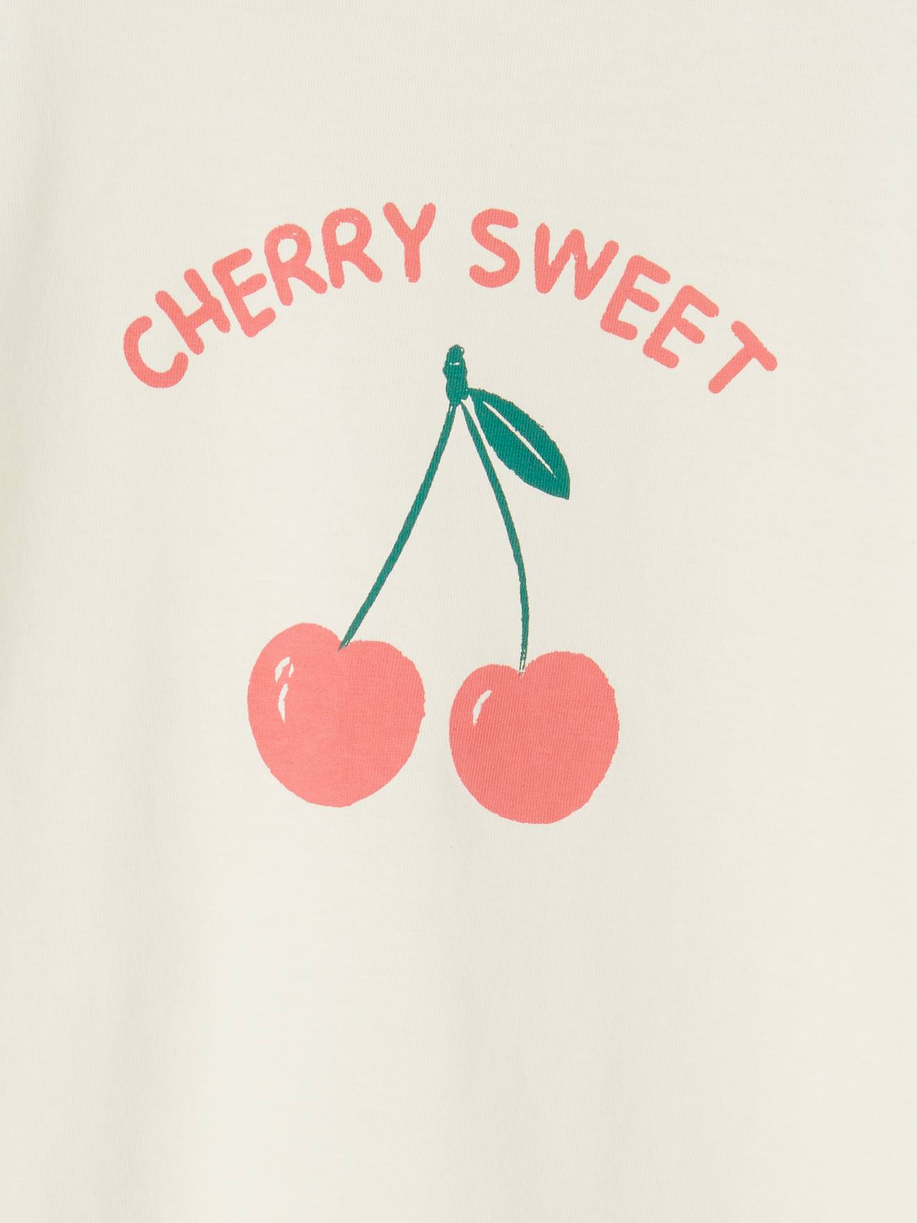 Vertbaudet Mädchen T-Shirt, Message-Print BASIC Oeko-Tex - wollweiß