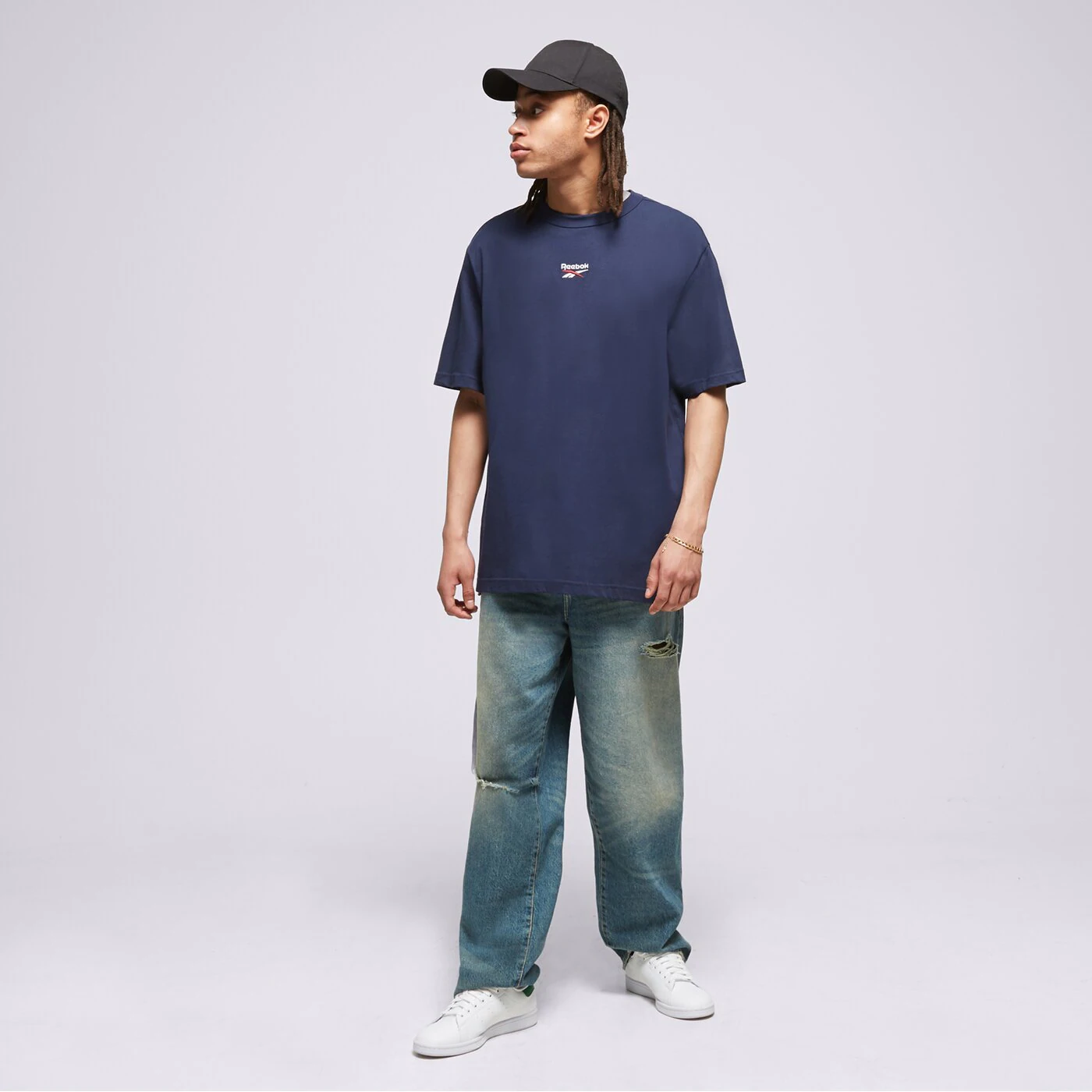 REEBOK T-SHIRT CL SV TEE Dunkelblau