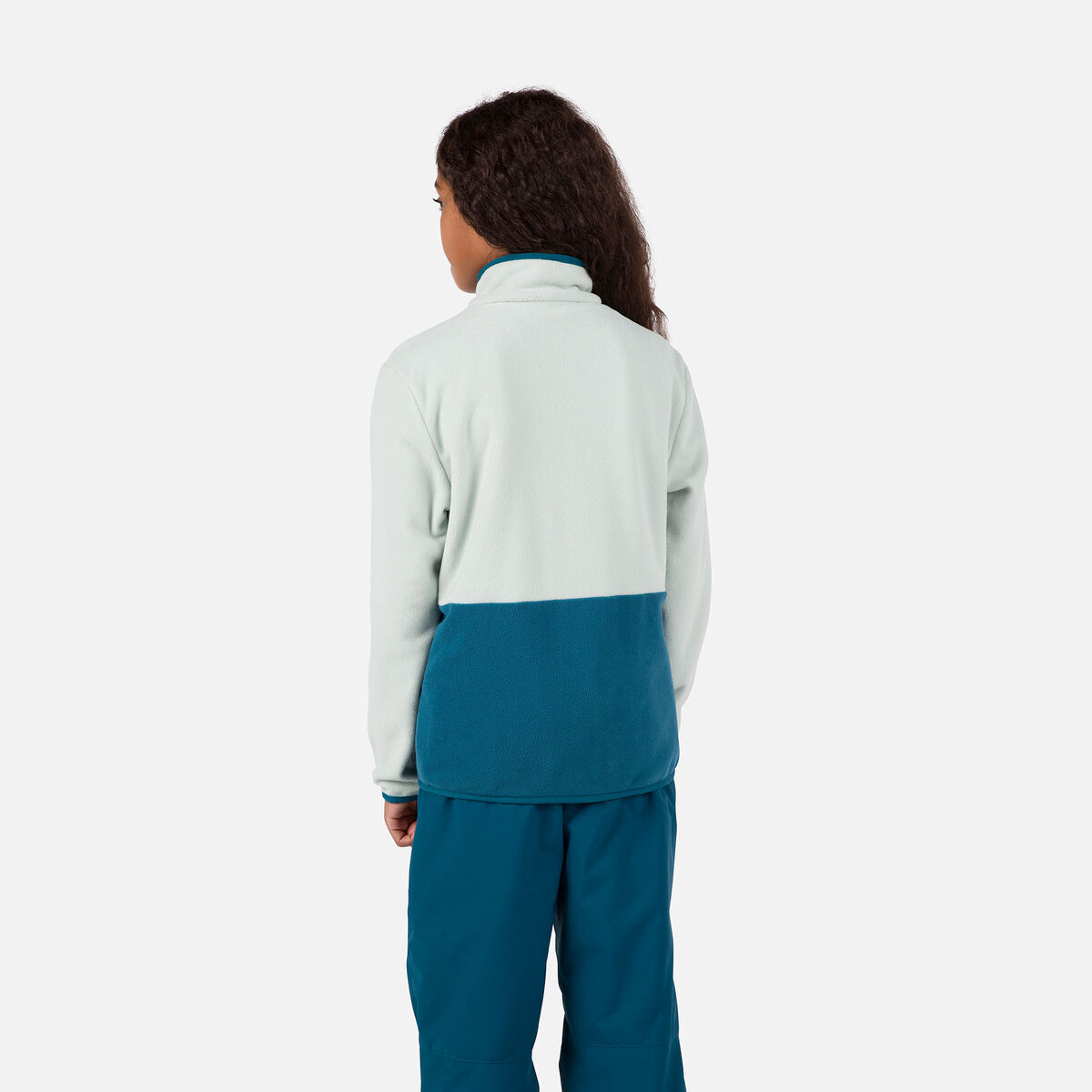 Junior-Fleecejacke mit durchgehendem Reißverschluss Strawpile