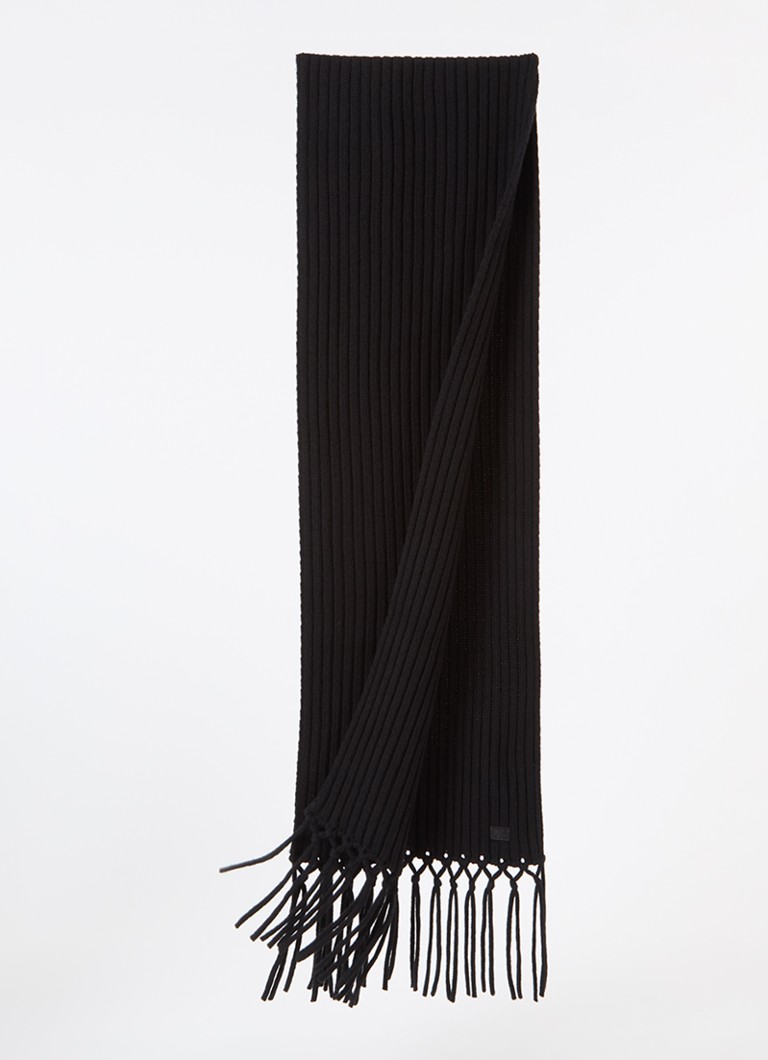 Eșarfă cu nervuri MaxMara pentru fete, 175 x 30 cm