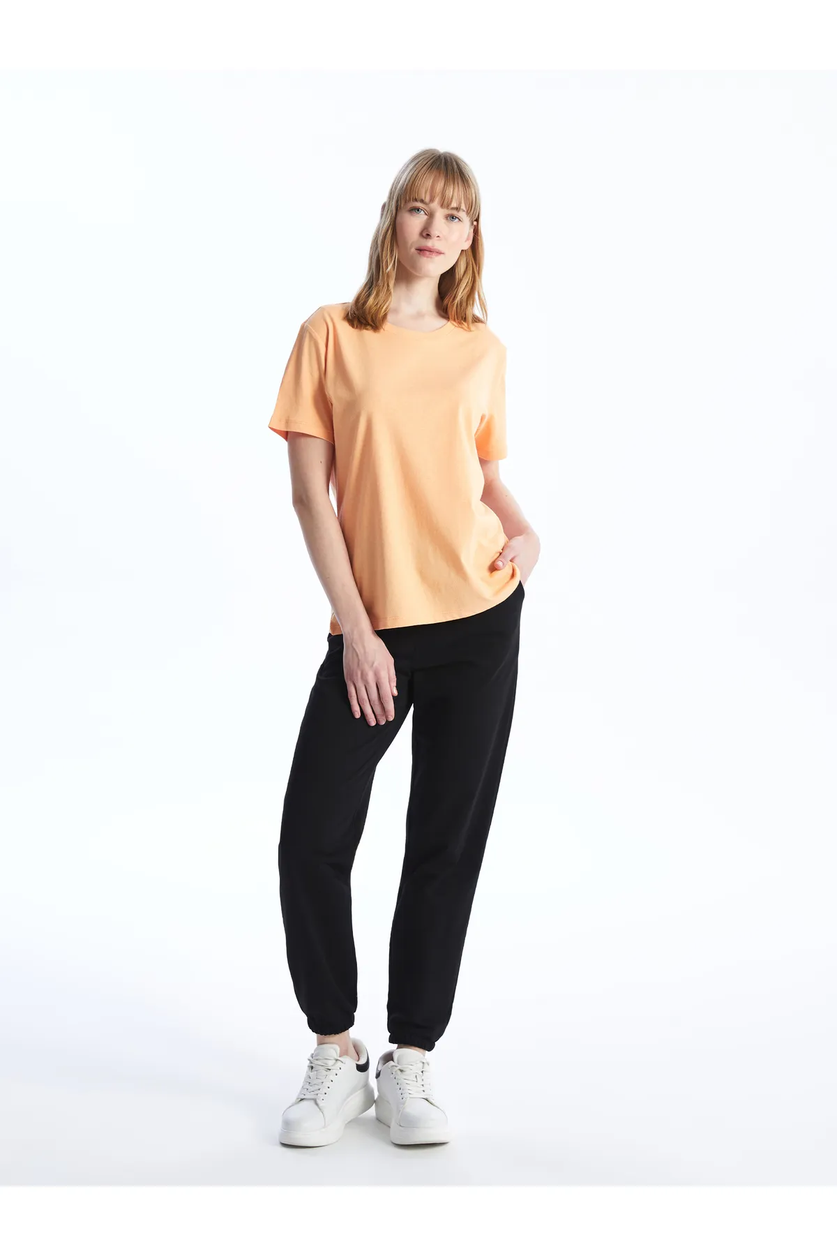 LC Waikiki  Einfarbige Jogger-Jogginghose für Damen mit elastischem Bund