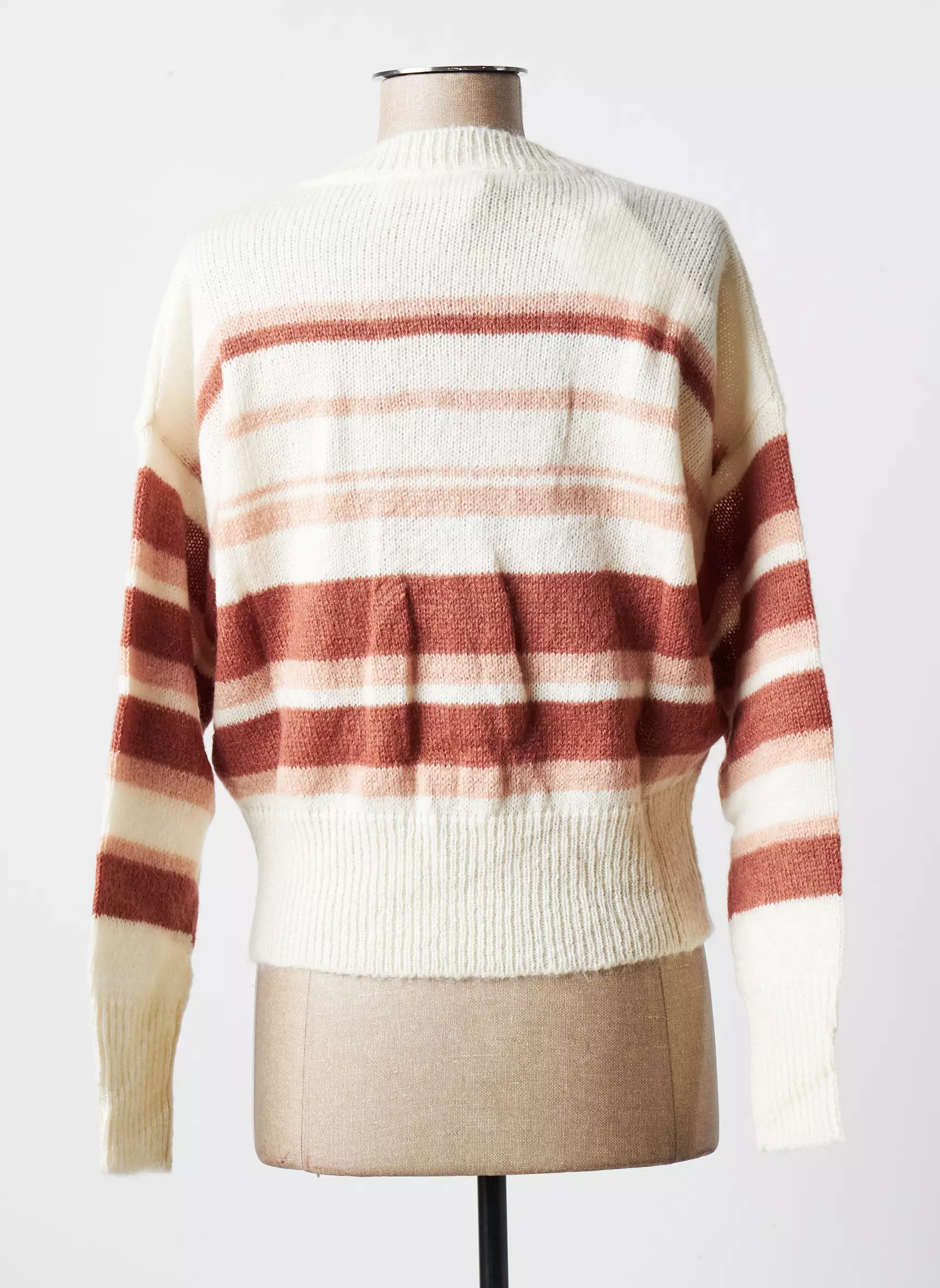 Blanc Boheme Pulls Femme couleur beige