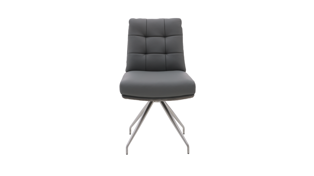 Interliving Stuhl 5116 Leder Grau