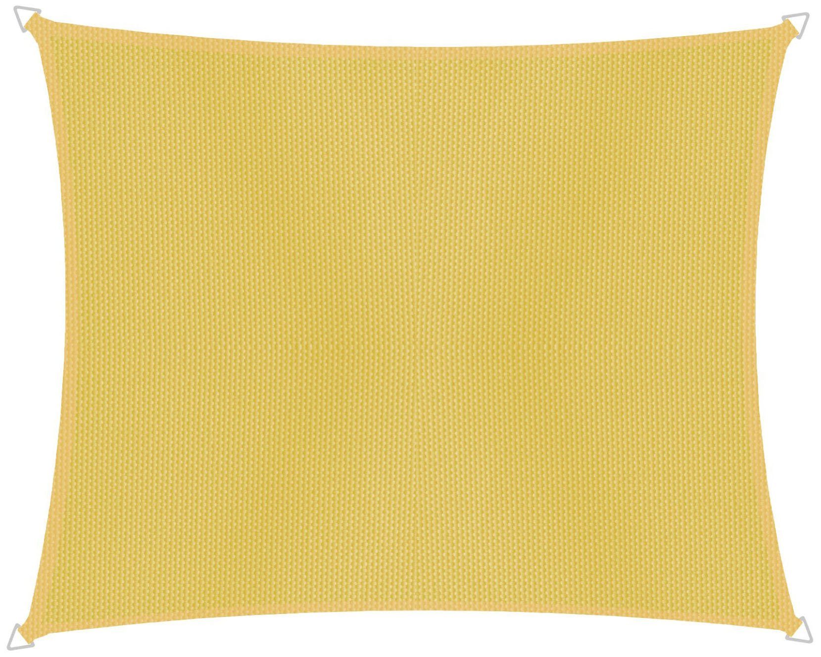 Windhager Sonnensegel Cannes Rechteck, 3x4m, gelb