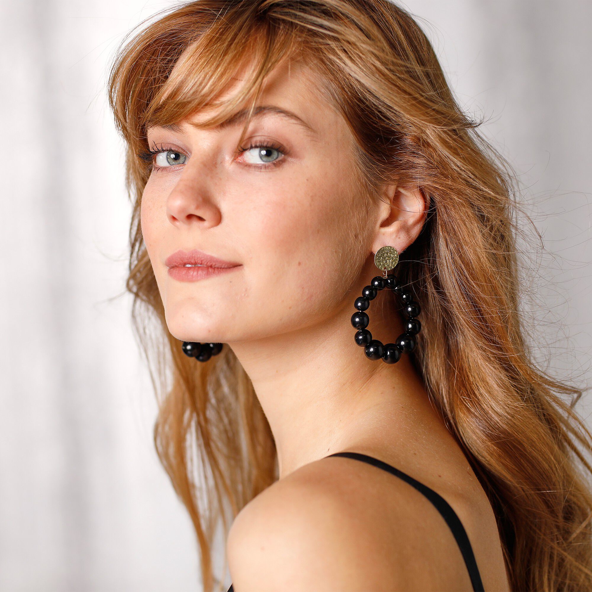 Boucles d'oreilles perles fantaisie Indian Summer