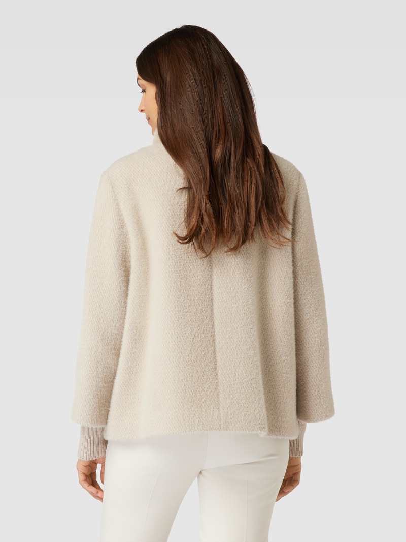 Jacke mit Stehkragen in sand