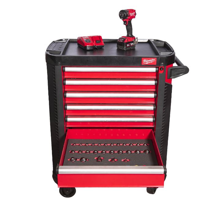Wózek narzędziowy TOOLGUARD™ z wypełnieniem Milwaukee 4932493817 (246 części)