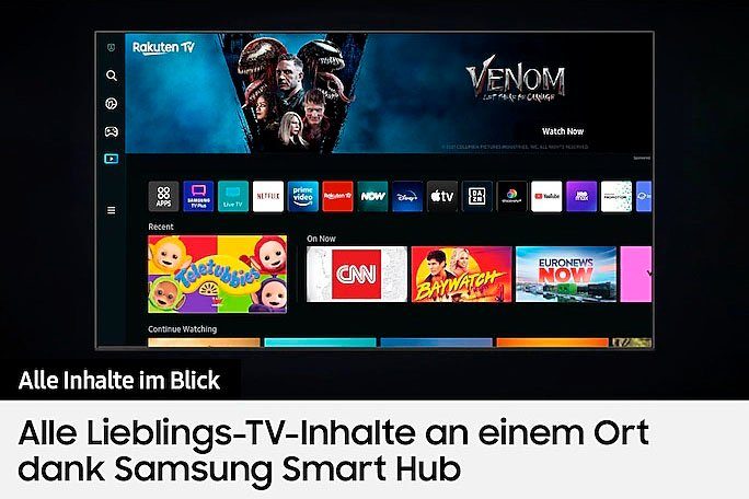 Samsung GQ85QN85BAT QLED-Fernseher (214 cm/85 Zoll, 4K Ultra HD, Smart-TV, Quantum Matrix Technologie mit Neo Quantum 4K,HDR 1500,Supreme UHD)