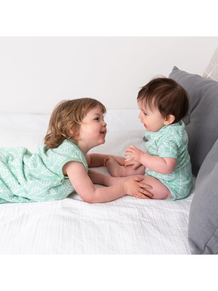 Schlummersack Bio Baby-Bodys kurzarm 5er-Pack in Hellgrün günstig kaufen