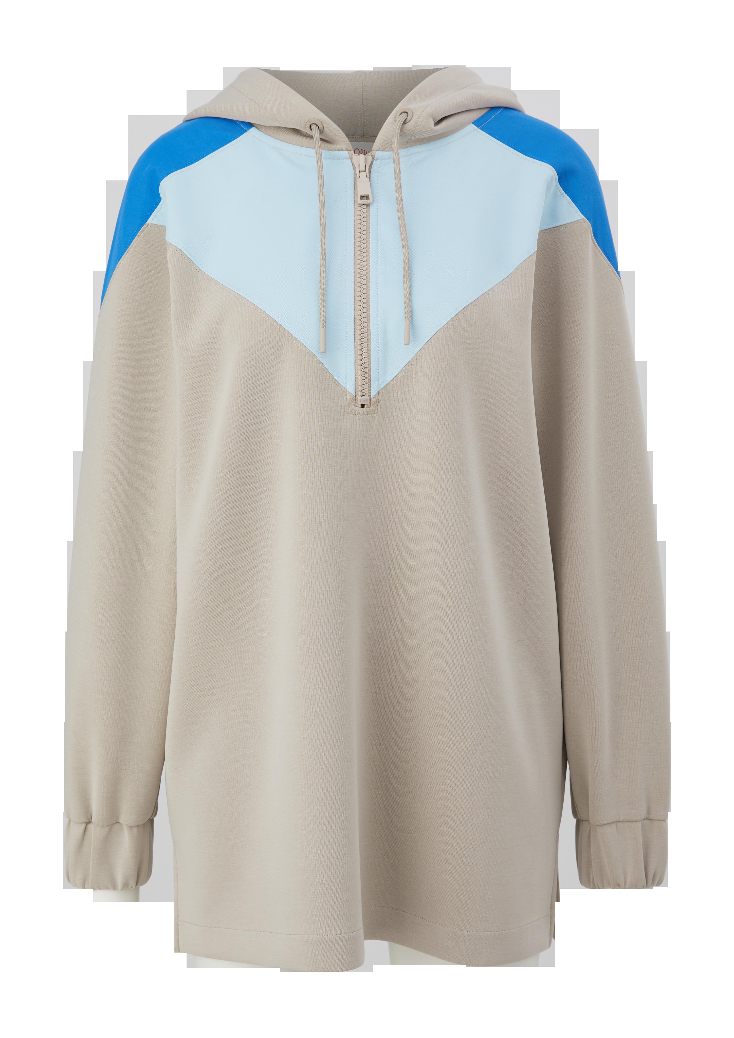Hoodie in Colour-Blocking-Optik  2126222-8095