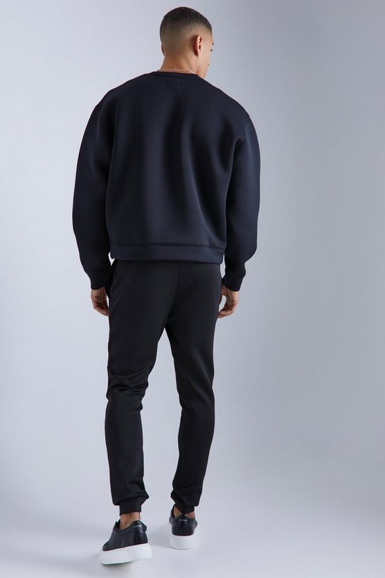 Kastiges Oversize Scuba-Sweatshirt