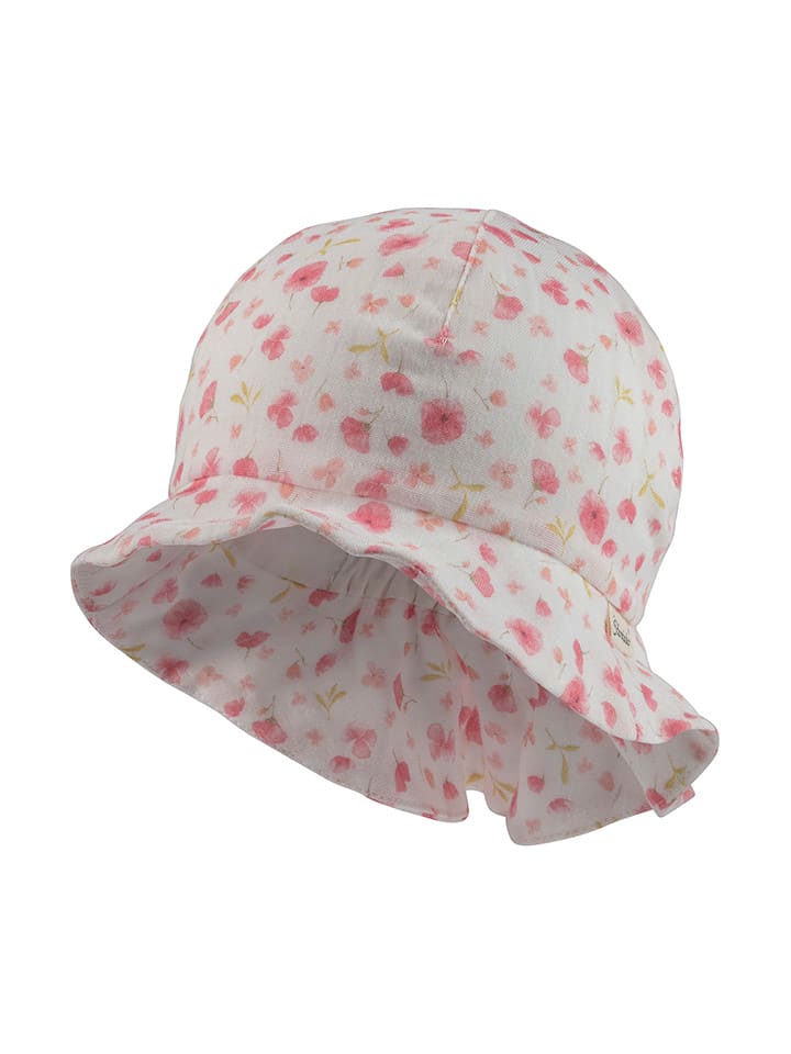 Sterntaler Sonnenhut in Weiß/ Pink günstig kaufen