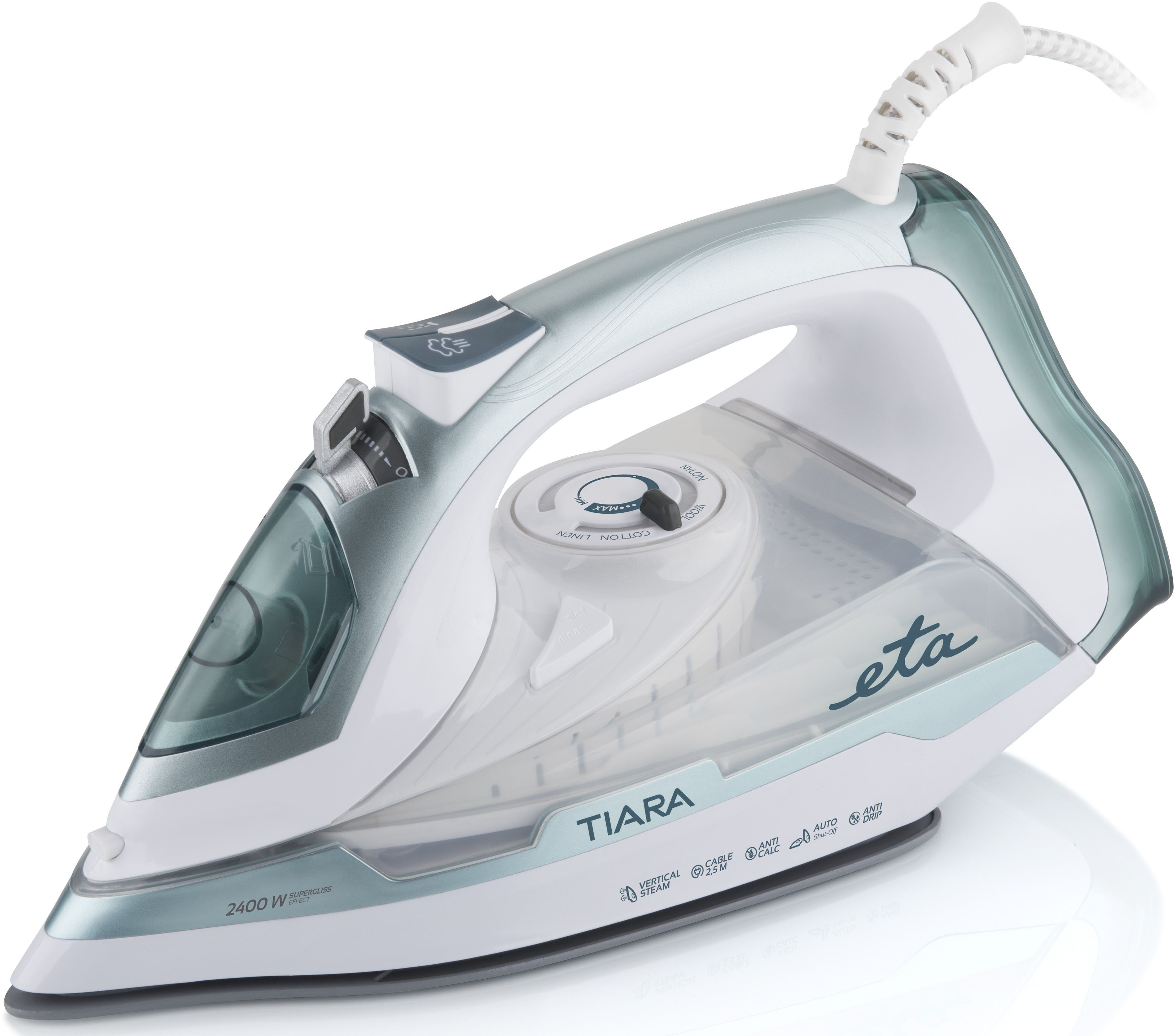 eta Dampfbügeleisen TIARA II ETA226990000, 2400 W, Dampfstoß 140 g/min