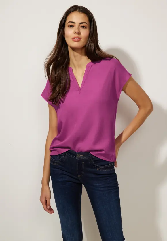 Street One Blusenshirt in Unifarbe