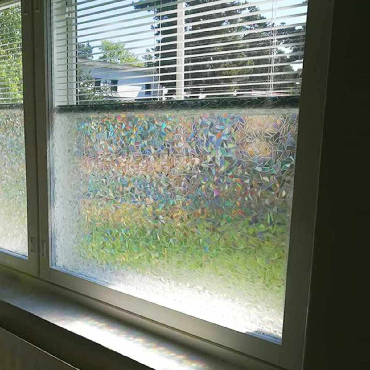 Fensterfolie Fensterfolie Selbsthaftend Regenbogen Folie Fenster Sichtschutz, JedBesetzt