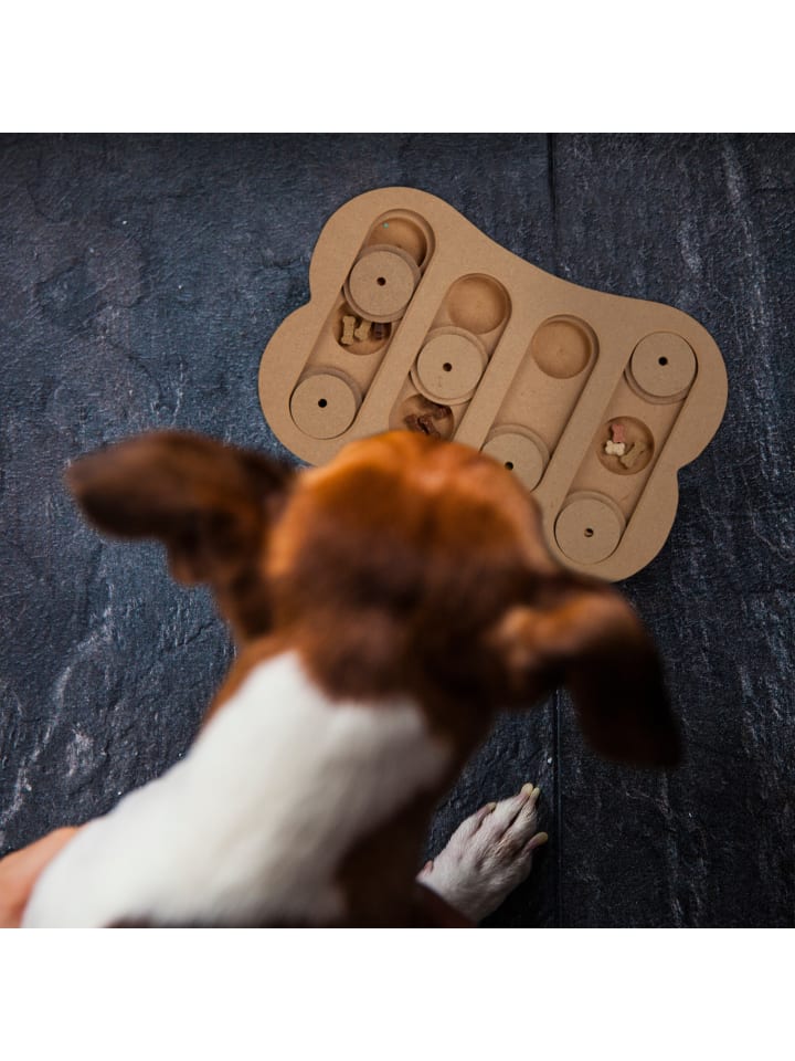 relaxdays Hunde-Intelligenzspielzeug in Natur günstig kaufen onesize