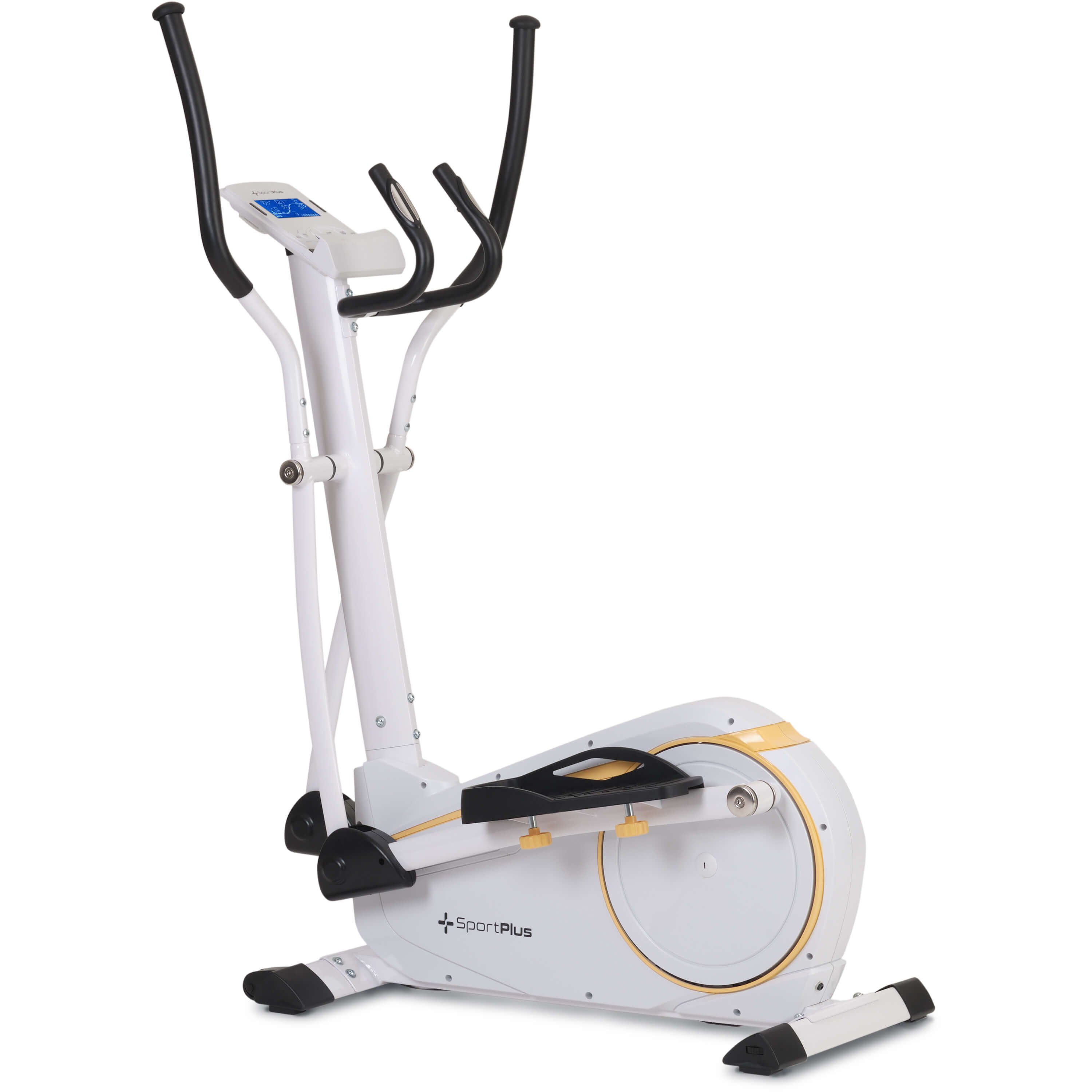 SportPlus Crosstrainer SP-ET-9600-W-iE, Crosstrainer, Ellipsentrainer, 17 kg Schwungmasse, 24 Widerstandsstufen, SP-ET-9600-W-iE