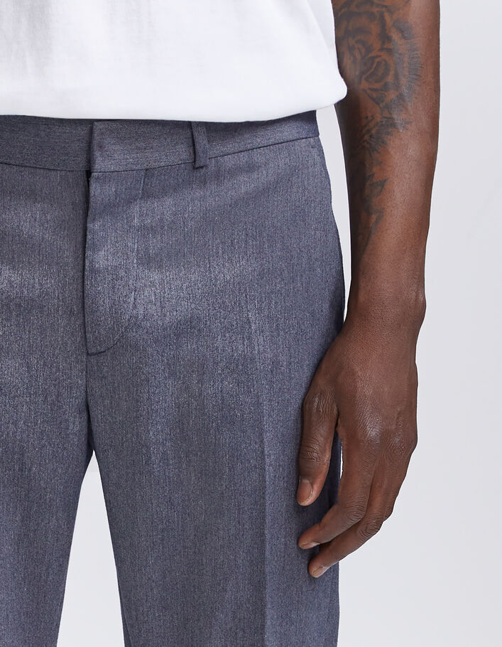 Pantalon de costume indigo effet denim Homme
