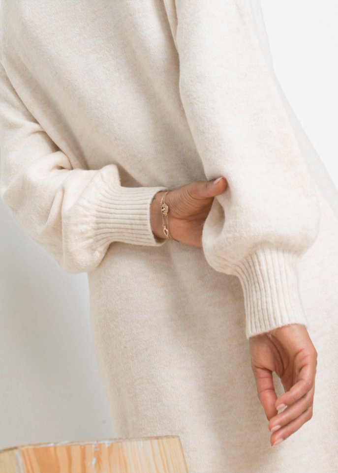 Oversized Strickkleid