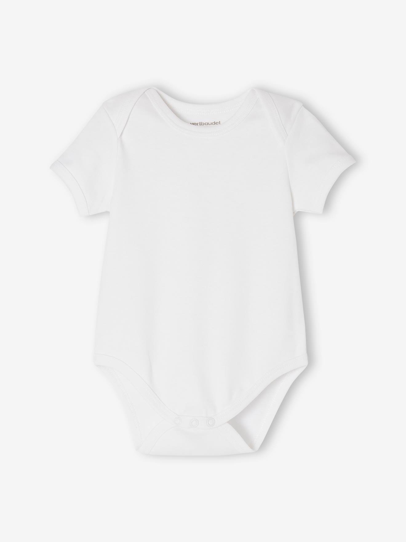 Vertbaudet 7er-Pack Baby Schlupfbodys BASICS Oeko-Tex - mehrfarbig