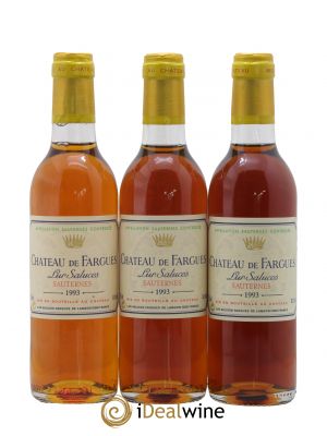 Château de Fargues  1993 - Lot de 3 Demi-bouteilles
