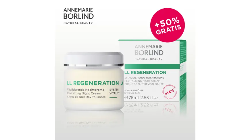 ANNEMARIE BÖRLIND LL REGENERATION Vitalisierende Nachtcreme 75 ml