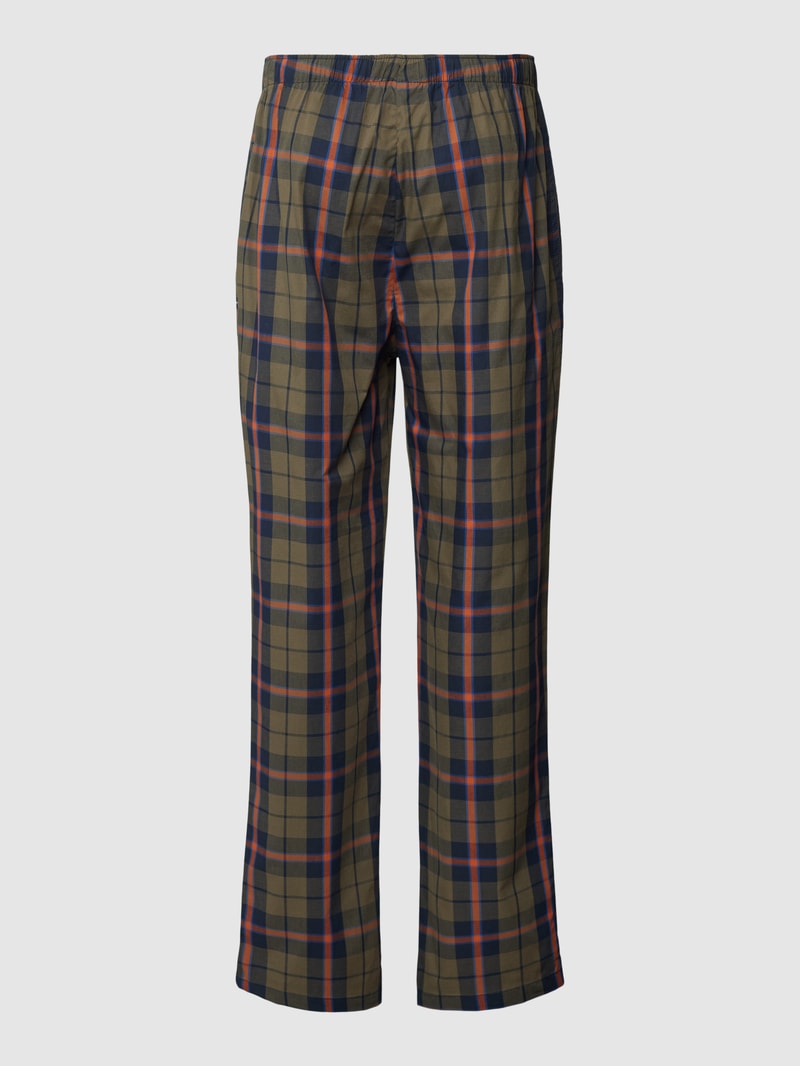 Pyjama-Hose mit Tartan-Karo Modell 'MIX IT UP!' in olivgrün