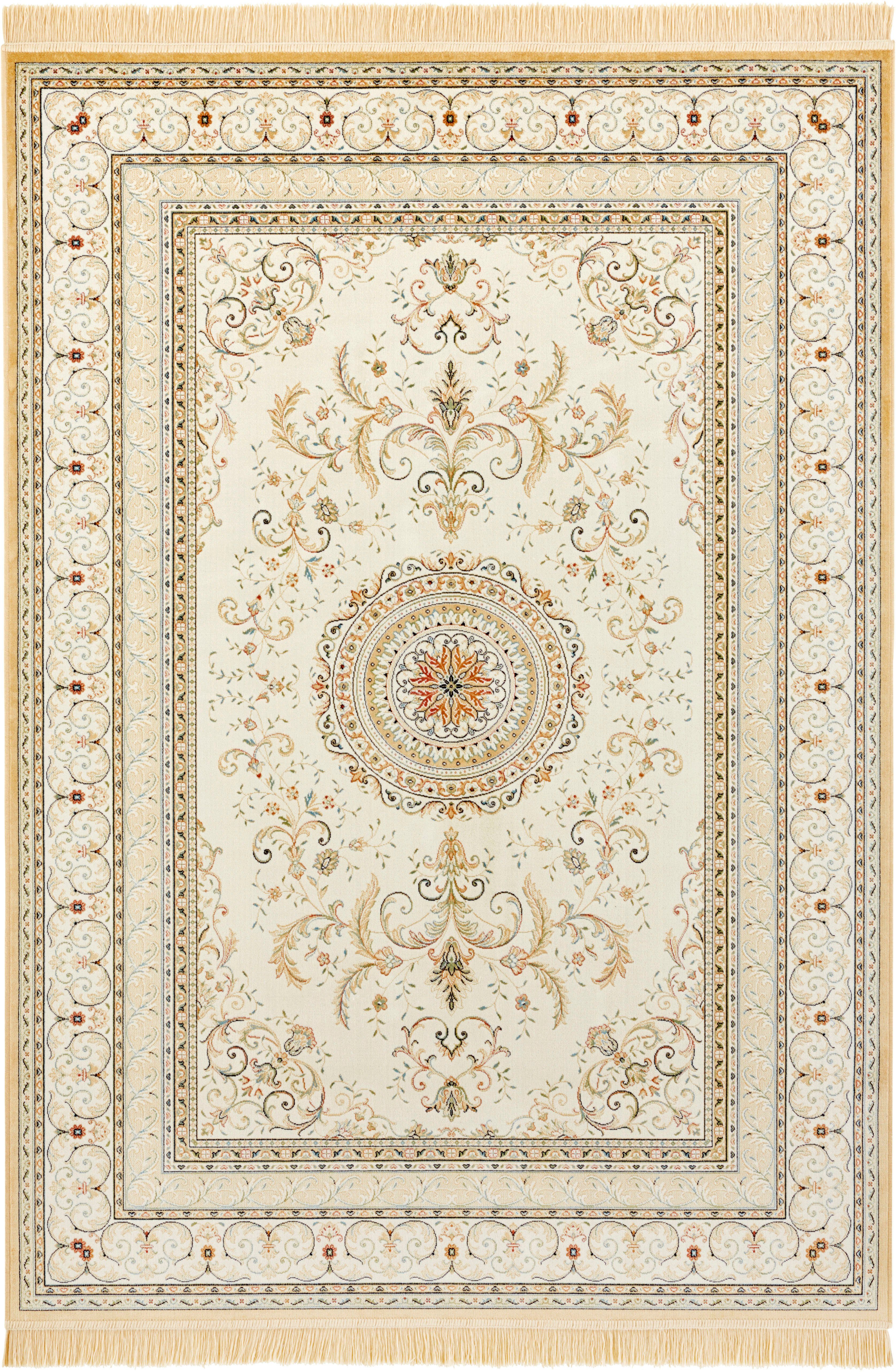 Teppich Antik Negar, NOURISTAN, rechteckig, Höhe: 5 mm, Orientalisch mit Fransen, Orient, Wohnzimmer, Schlafzimmer, Esszimmer