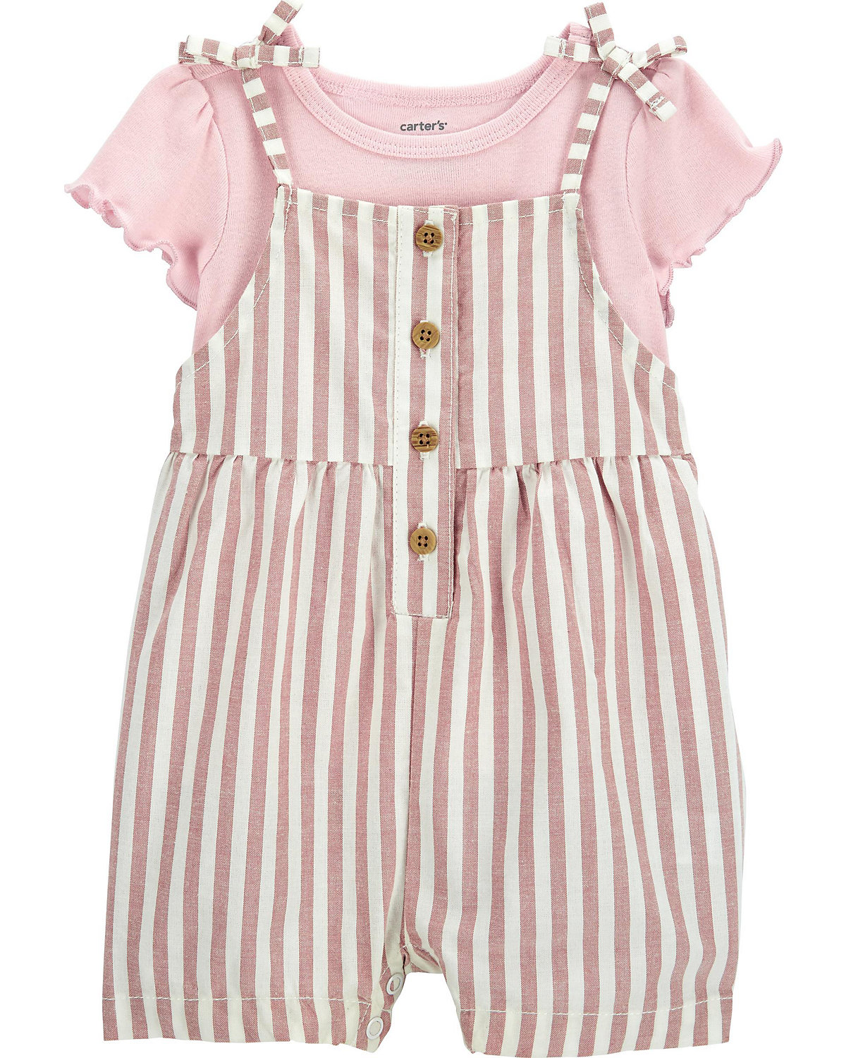 Baby Set Latzhose + T-Shirt für Mädchen