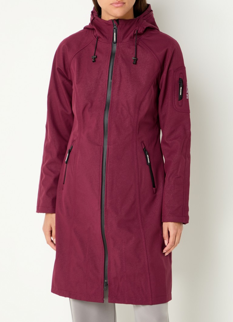 Ilse Jacobsen Softshell-Regenjacke mit Reißverschlusstaschen