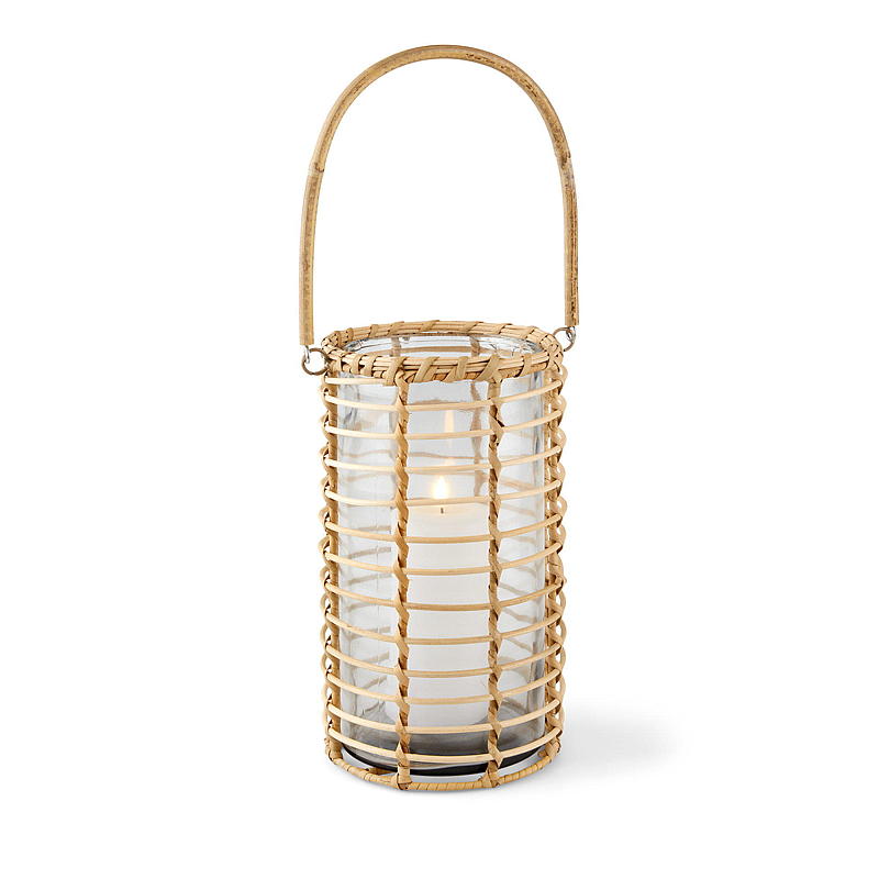 Home Lykt Stockholm 18 x 30 cm rattan/glass