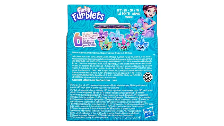 Hasbro - Furby Furblets Mini elektronisches Plüschspielzeug, 1 Stück, sortiert