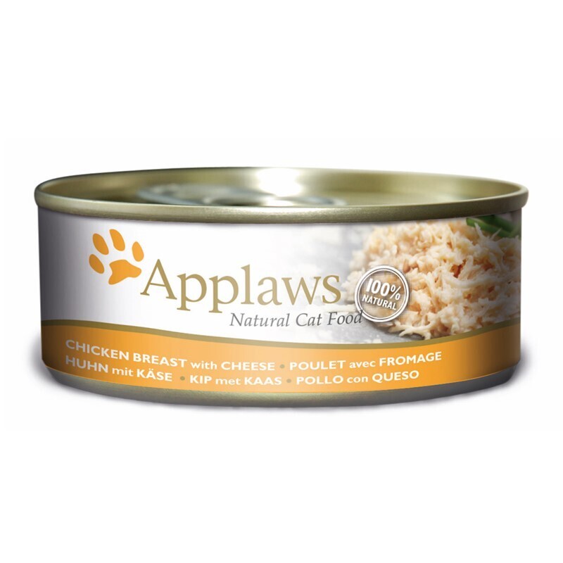 Applaws Ergänzungsfutter & Aufzucht Applaws Adult 24x156g Hühnerbrust mit Käse