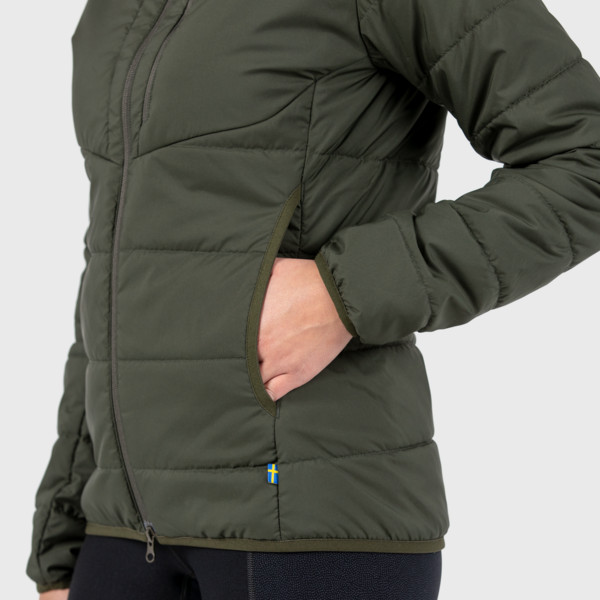 KEB PADDED HOODIE W Damen - Übergangsjacke