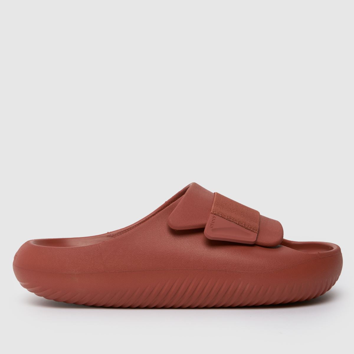 Crocs Mellow Luxe Recovery natikači v oranžni barvi