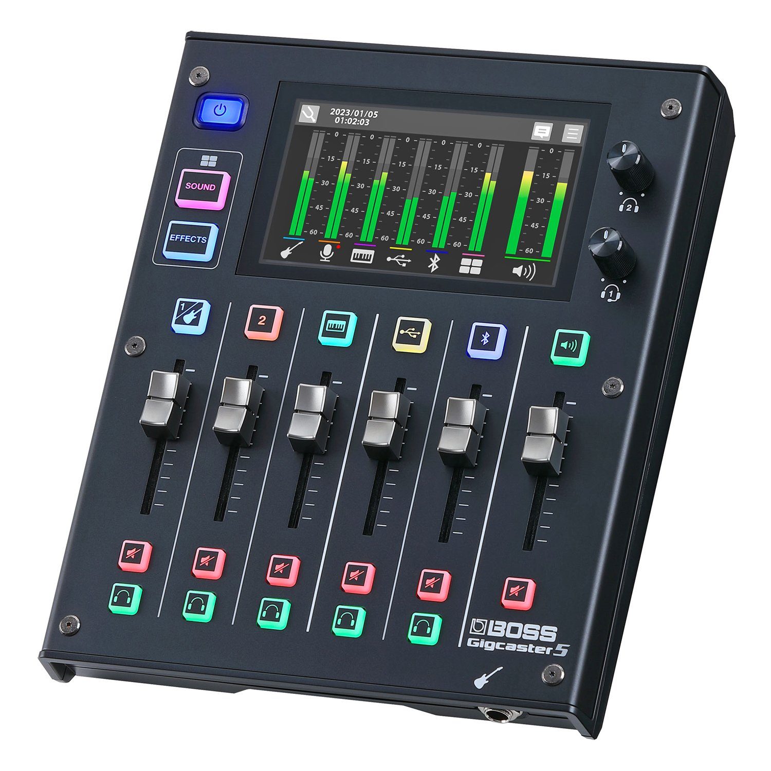 Boss by Roland Mischpult GCS-5 Gigcaster Audio Streaming Mixer