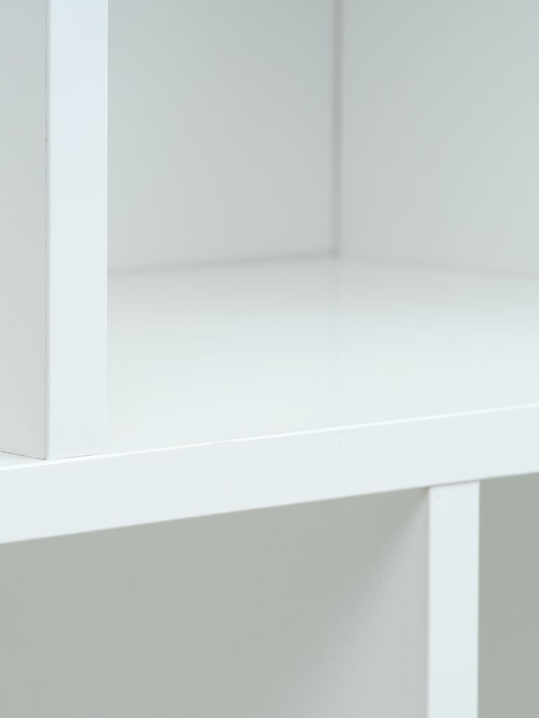 MOSBJERG MOSBJERG Bibliothèque à 10 étagères en blanc