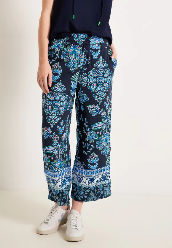 CECIL Casual Fit Hose mit Print