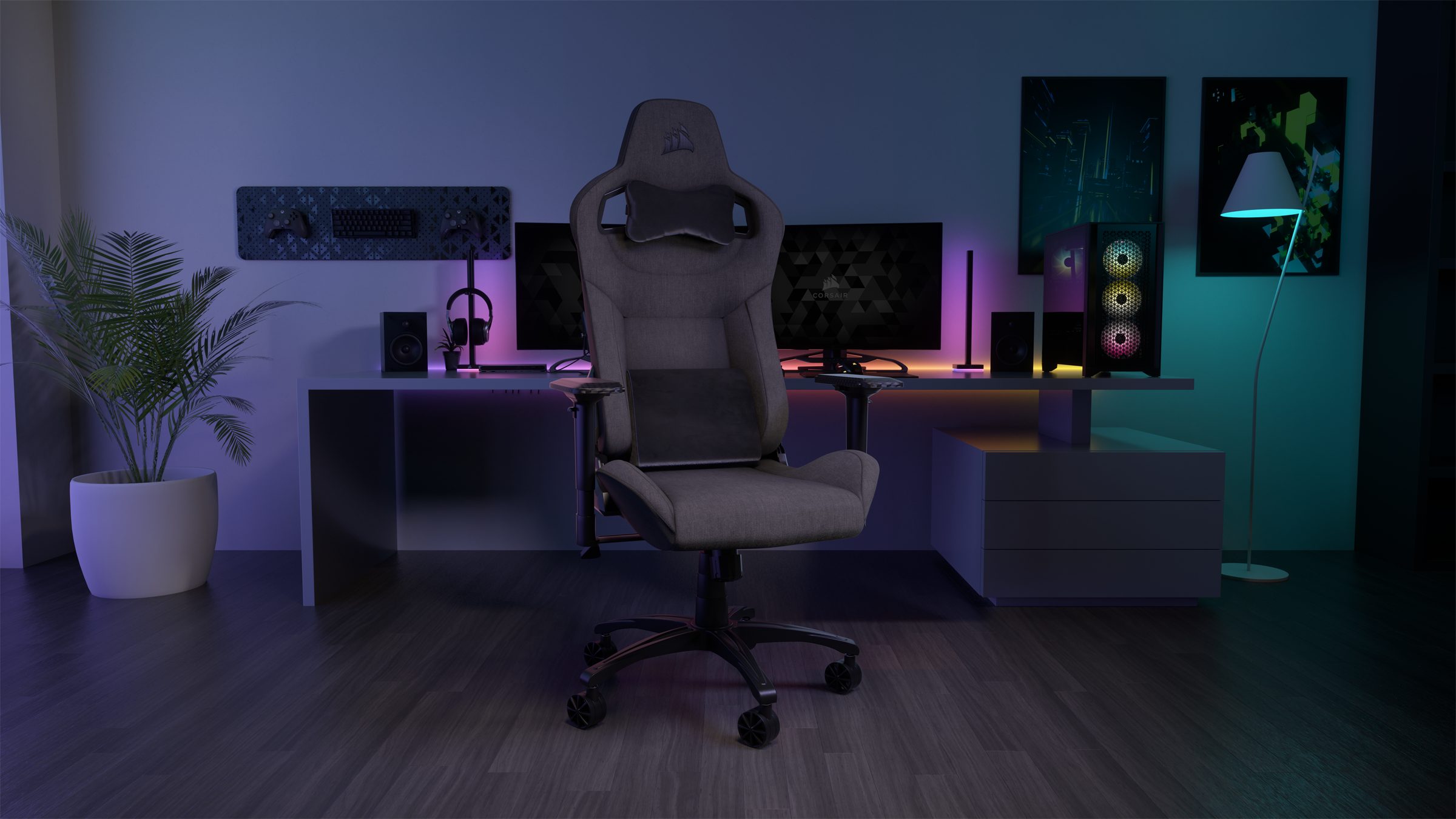 Corsair Gaming Chair T3 Rush (2023) - Charcoal