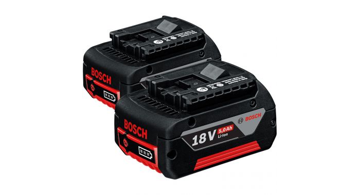 Accessoires Bosch Bleus 1600A002U5DUO Batterie GBA 18 volts 5,0 Ah MC Professional DUO Pack